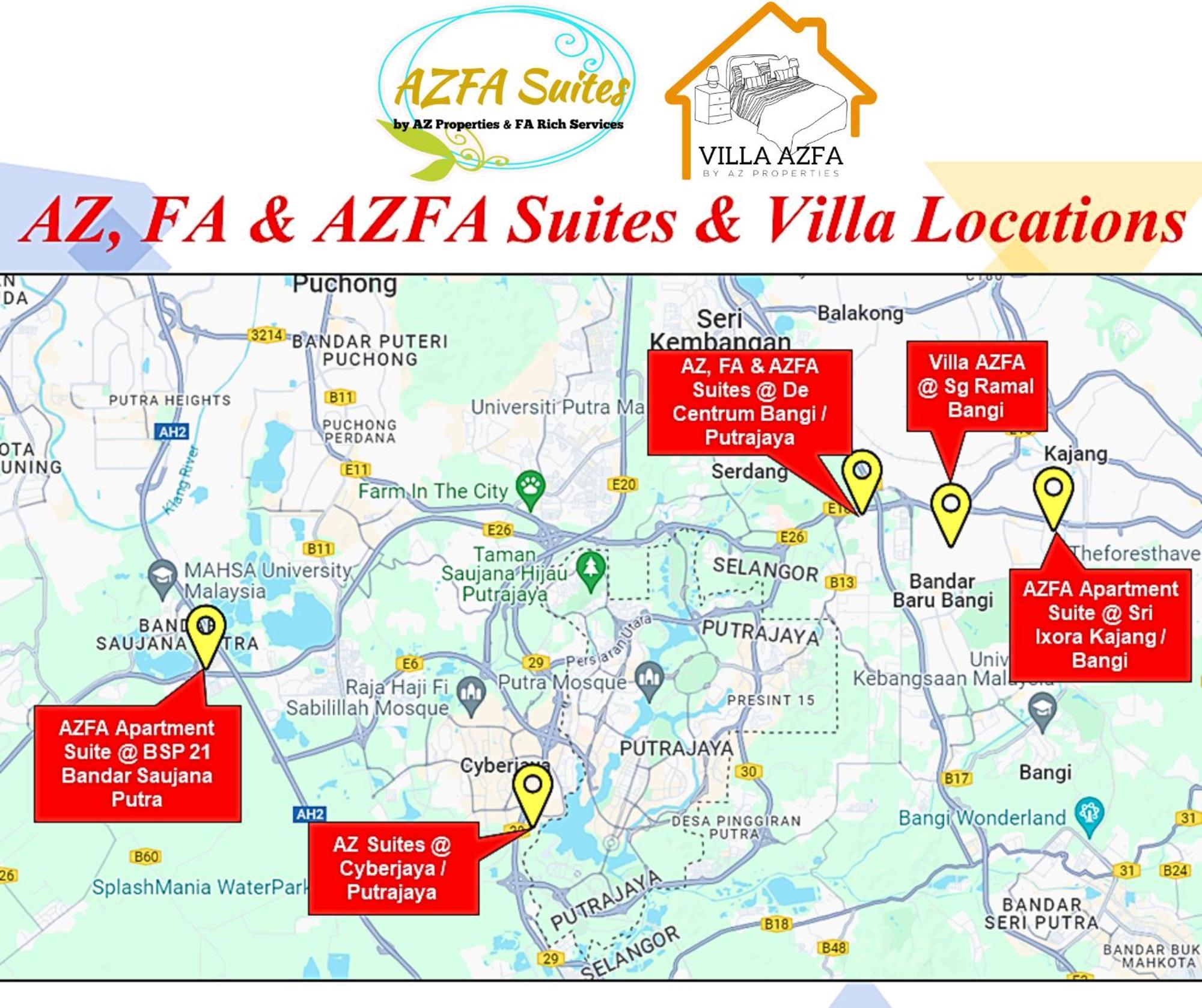 Azfa Duplex Suite At De Centrum Putrajaya Bangi Free Wifi Kajang Eksteriør bilde